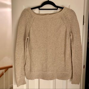 LOFT Sweaters - LOFT oatmeal colored sweater LOFT Sweaters - LOFT oatmeal colored sweater
